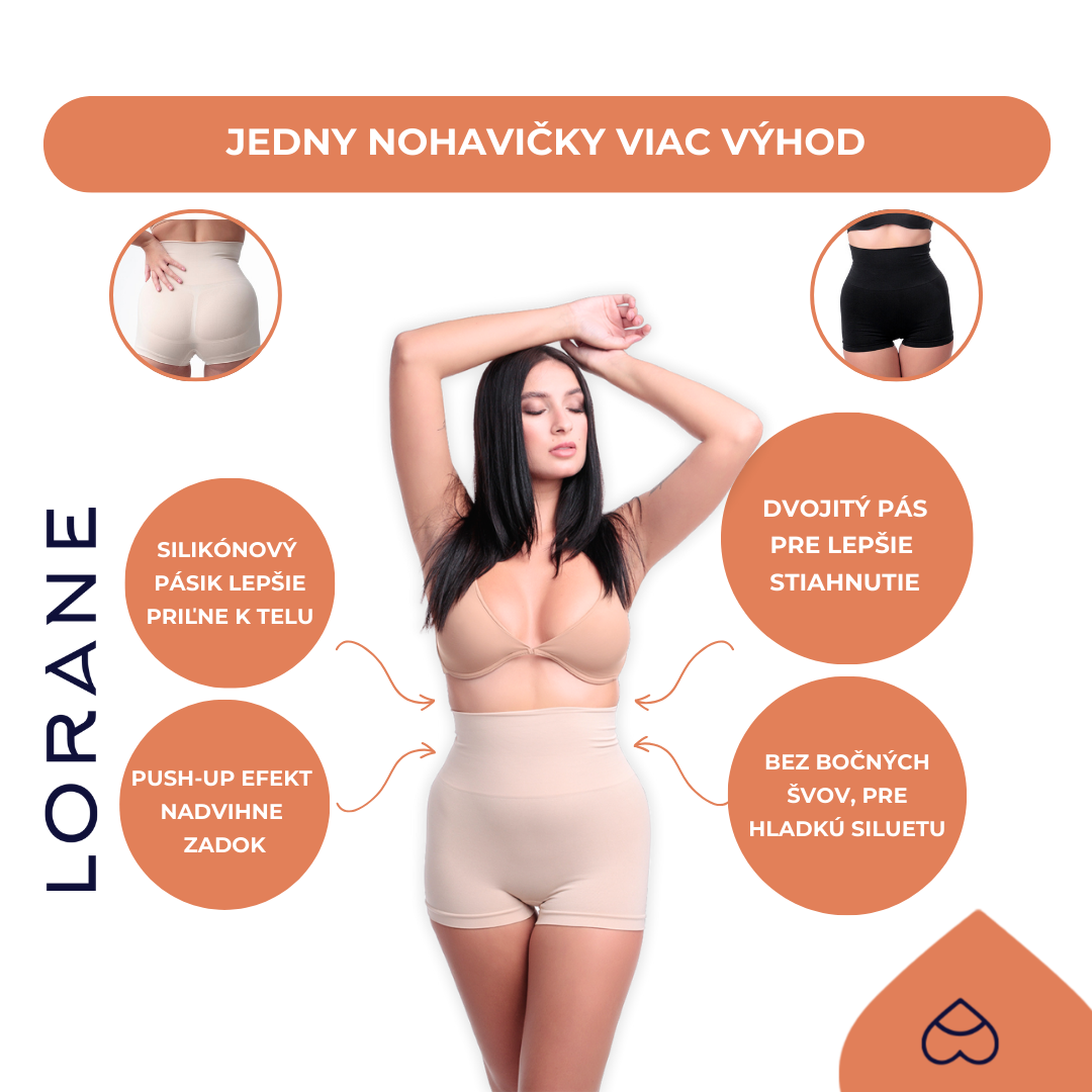Predĺžené nohavičky s dvojitým pásom